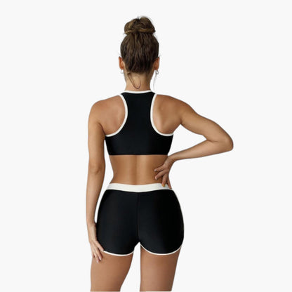 Talia | Women’s Two-Tone Bikini Set with Contrast Top
