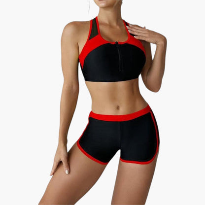 Talia | Women’s Two-Tone Bikini Set with Contrast Top