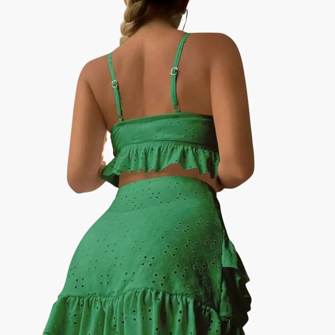 Cressida | Women’s Ruffled Two-Piece Swimsuit Set