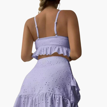 Cressida | Women’s Ruffled Two-Piece Swimsuit Set