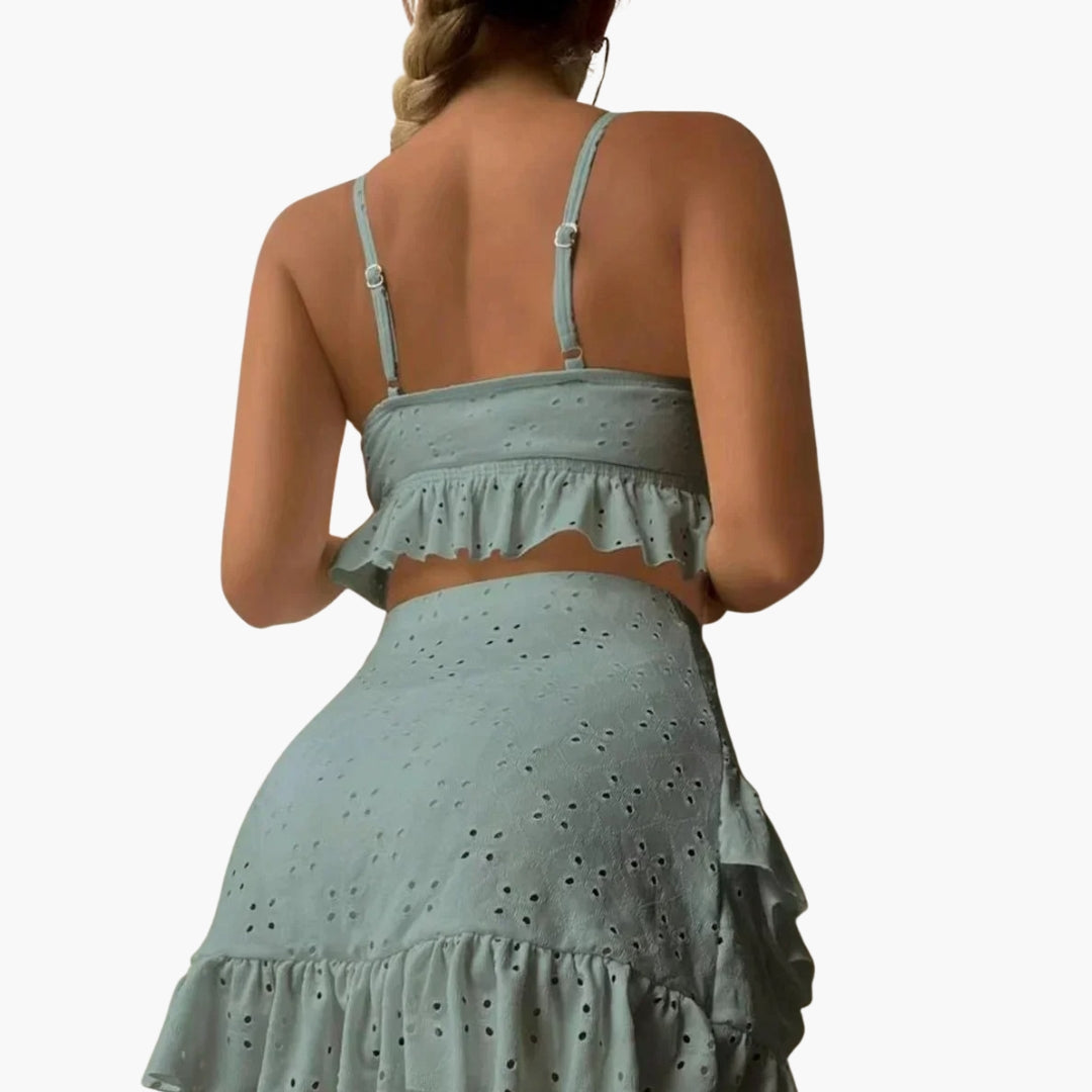 Cressida | Women’s Ruffled Two-Piece Swimsuit Set