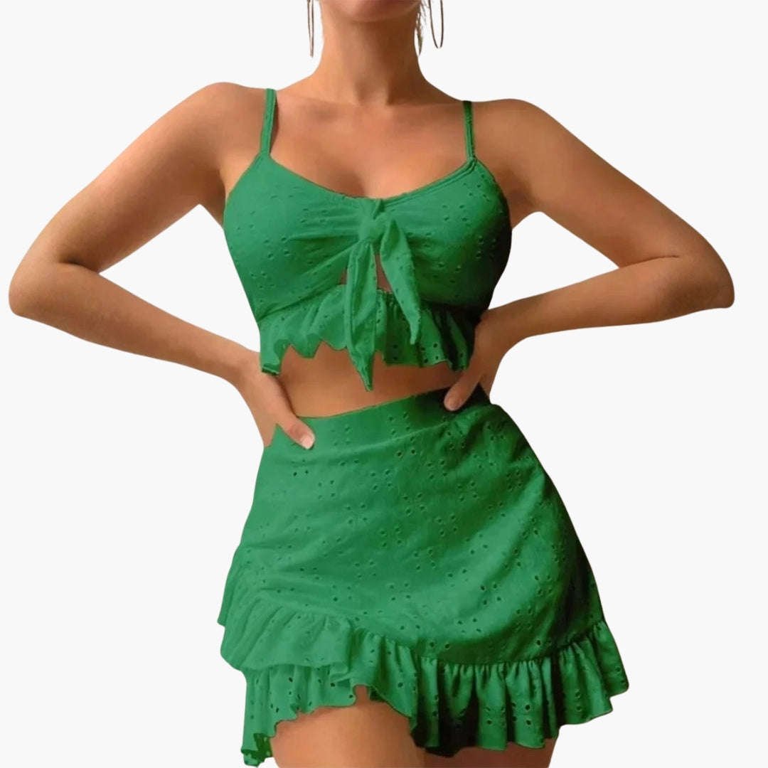 Cressida | Women’s Ruffled Two-Piece Swimsuit Set