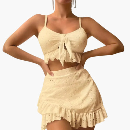 Cressida | Women’s Ruffled Two-Piece Swimsuit Set