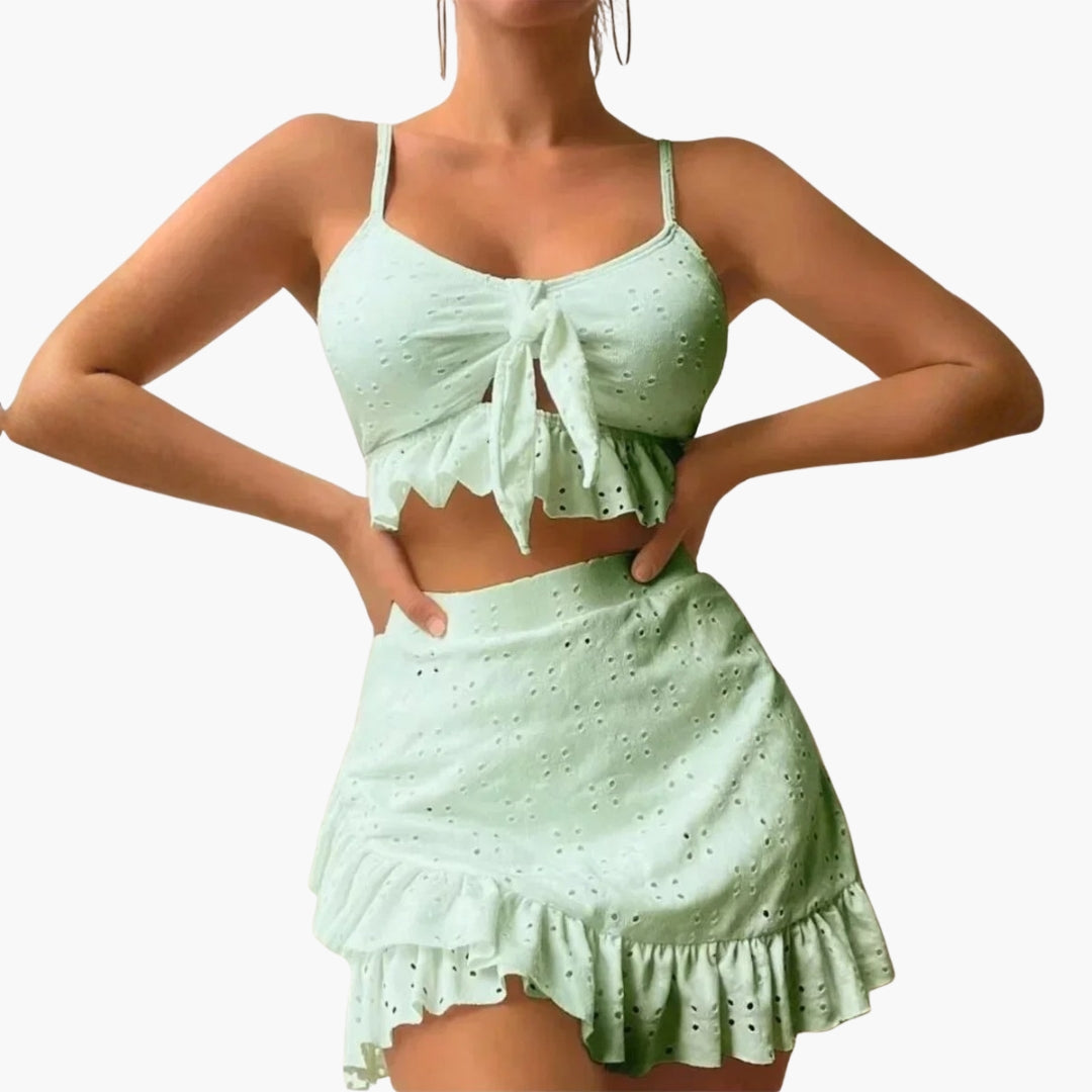 Cressida | Women’s Ruffled Two-Piece Swimsuit Set