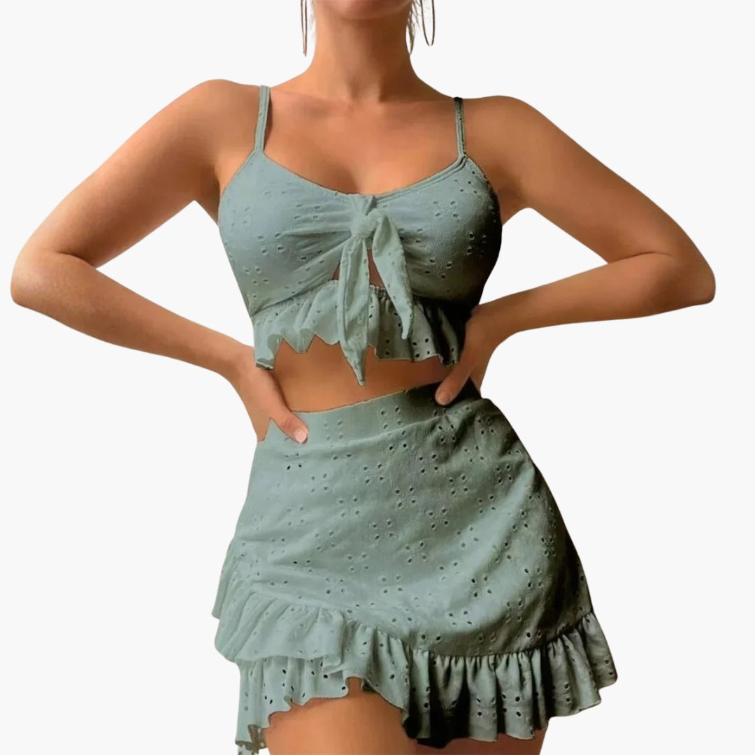 Cressida | Women’s Ruffled Two-Piece Swimsuit Set