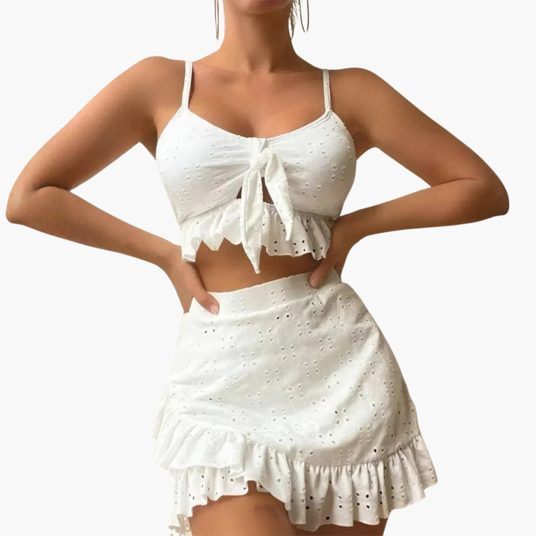 Cressida | Women’s Ruffled Two-Piece Swimsuit Set