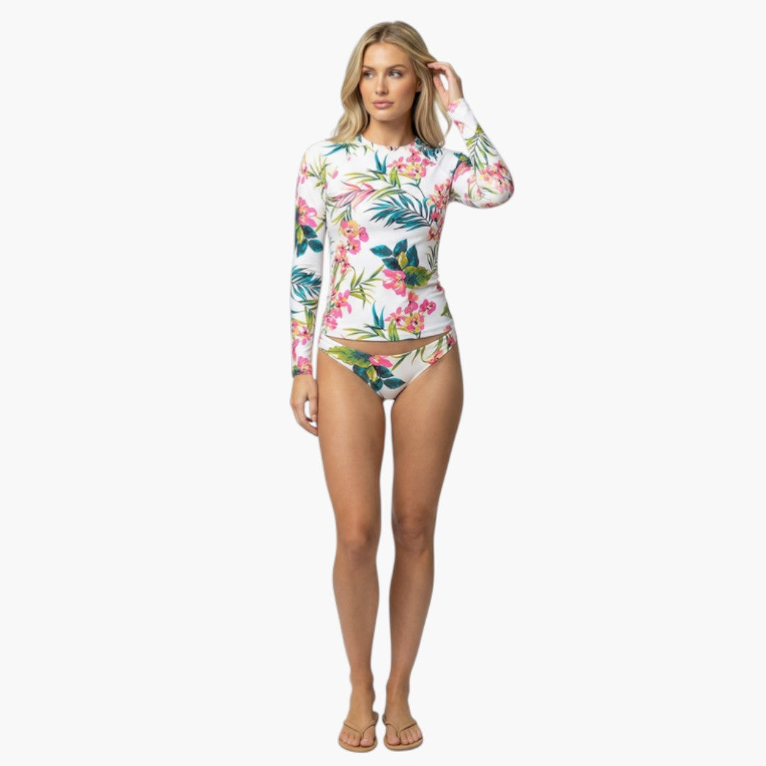 Annalise | Women’s Long-Sleeve Swimsuit Set with Protective Shirt