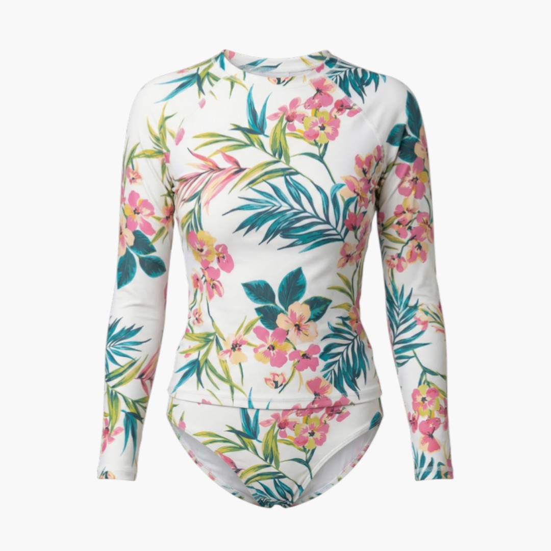 Annalise | Women’s Long-Sleeve Swimsuit Set with Protective Shirt
