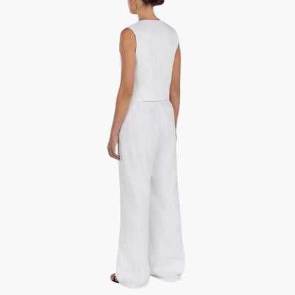 Georgia | Women’s Two-Piece Summer Set with V-Neck Top