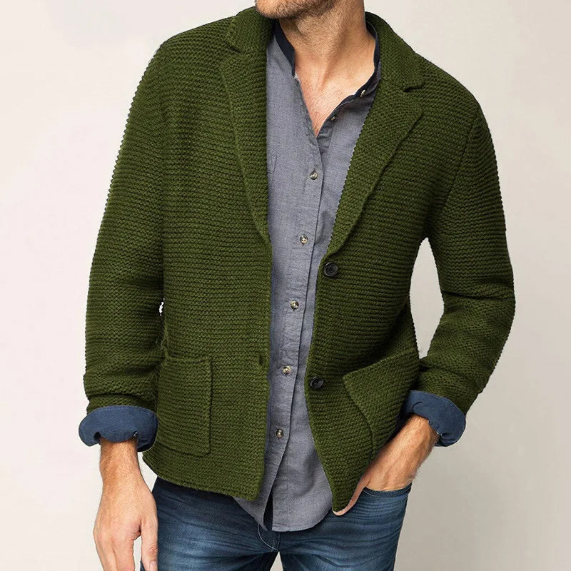 Cavan | Men’s Knit Shawl-Collar Cardigan