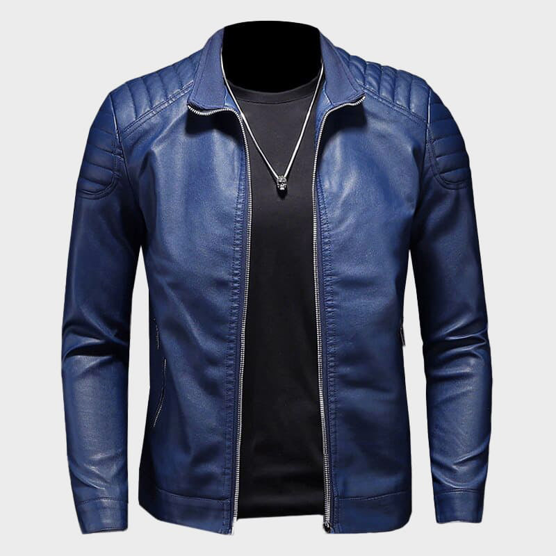 Eamon | Men’s Quilted-Shoulder Jacket