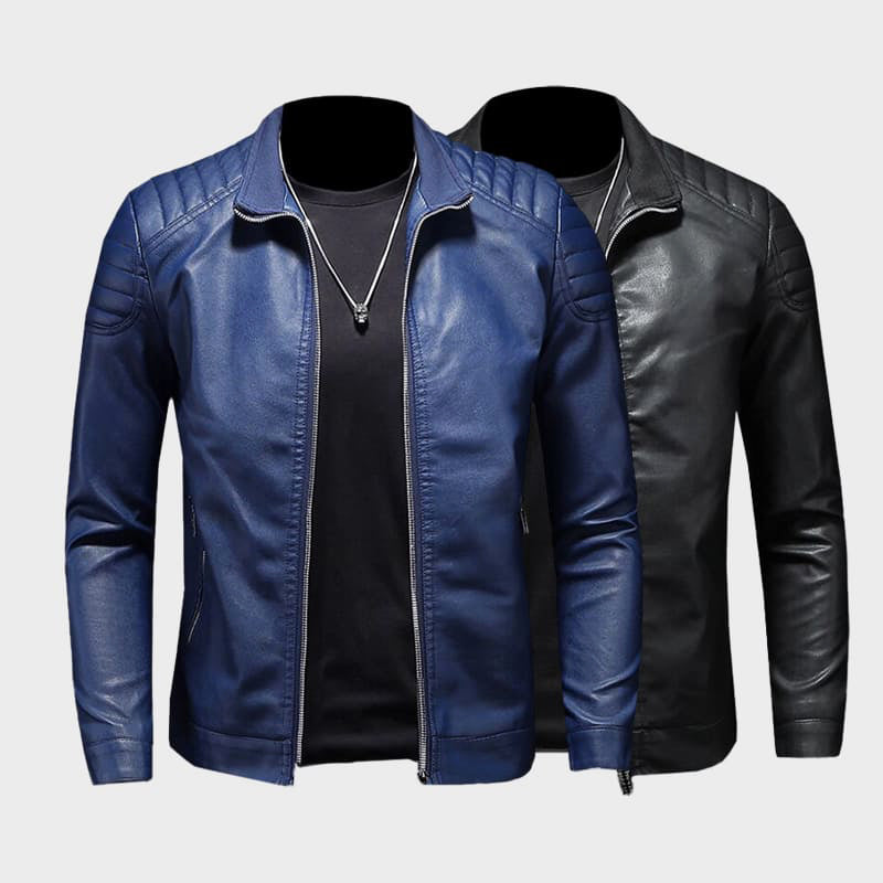 Eamon | Men’s Quilted-Shoulder Jacket