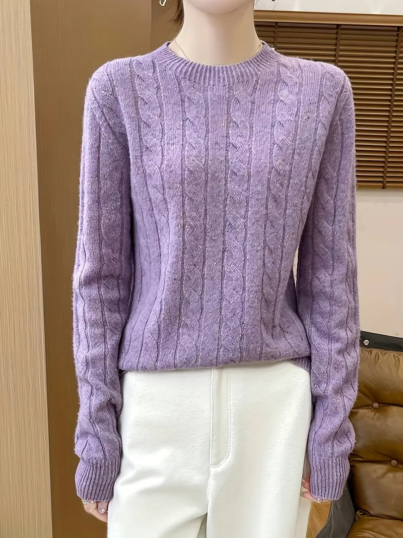 Brielle | Women’s Classic Crew Neck Sweater