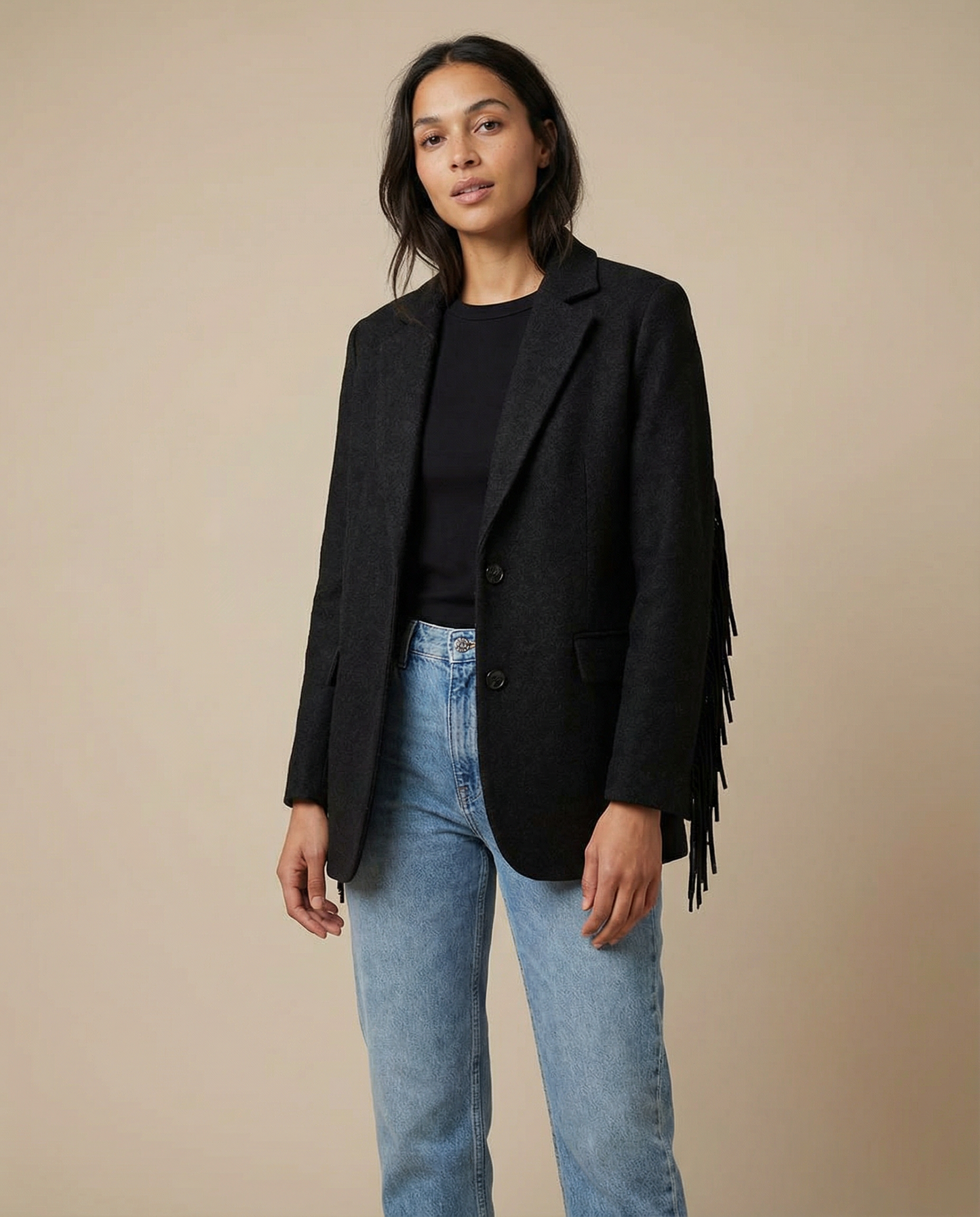 Maura | Women’s Tassel Blazer Jacket