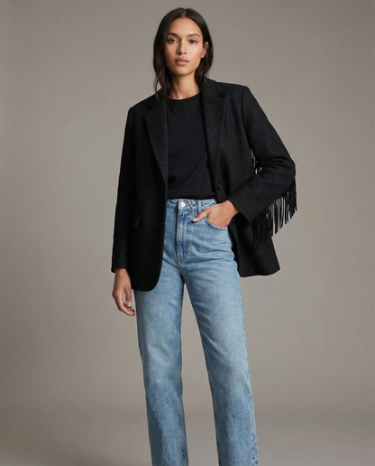 Maura | Women’s Tassel Blazer Jacket
