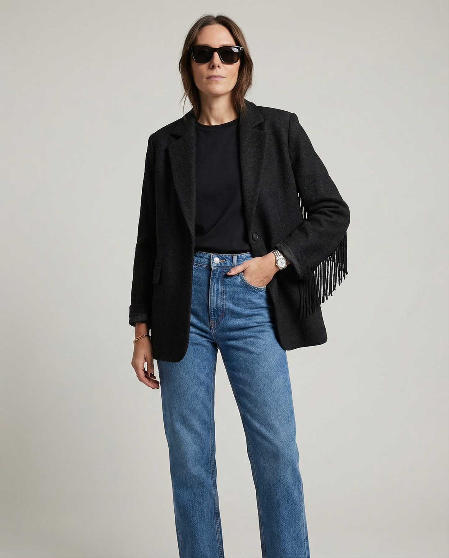 Maura | Women’s Tassel Blazer Jacket