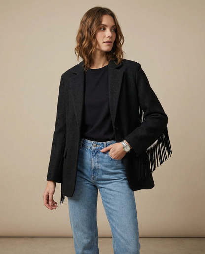 Maura | Women’s Tassel Blazer Jacket