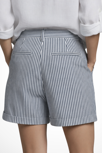 Saffronia | Women’s Striped High Shorts