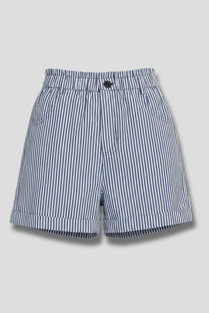 Saffronia | Women’s Striped High Shorts