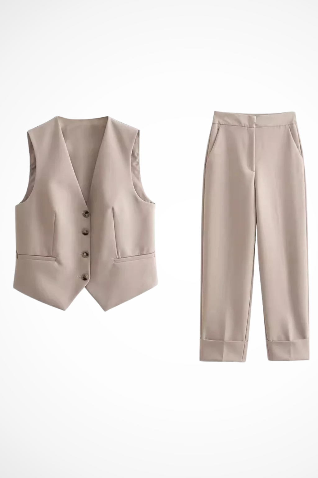 Coralynn | Women’s Waistcoat and Trousers Suit Set