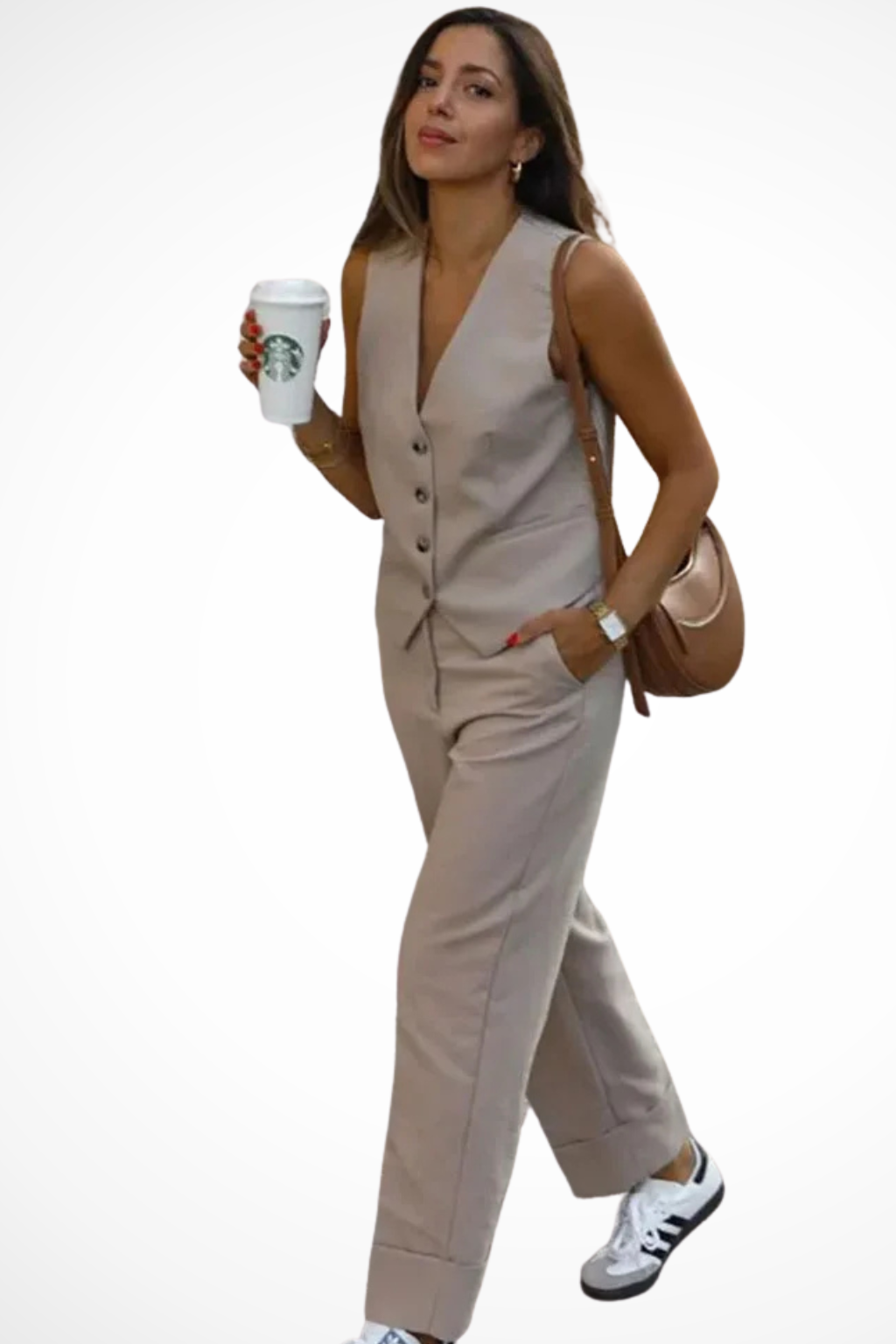 Coralynn | Women’s Waistcoat and Trousers Suit Set