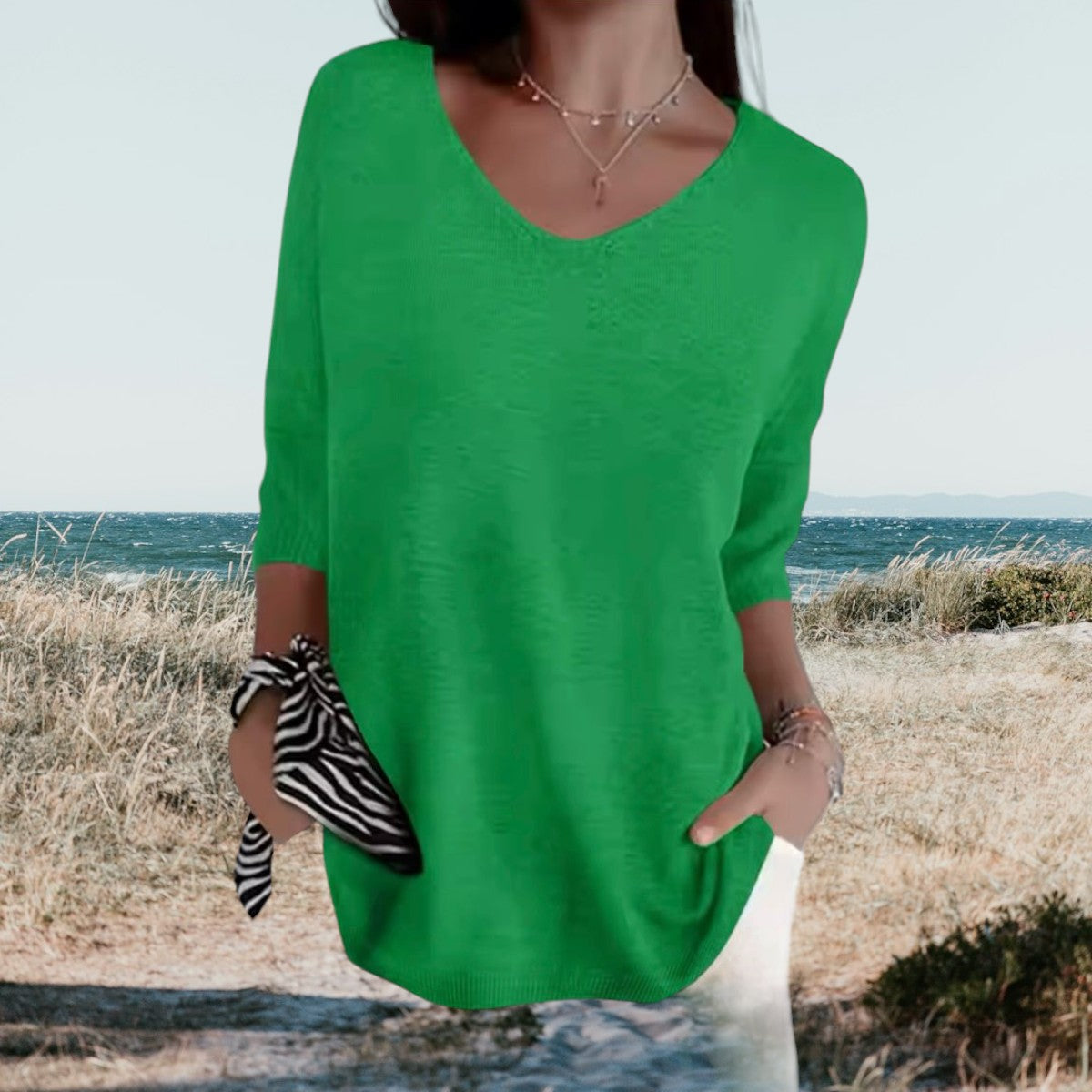 Blythe | Women’s V-Neck Summer Shirt