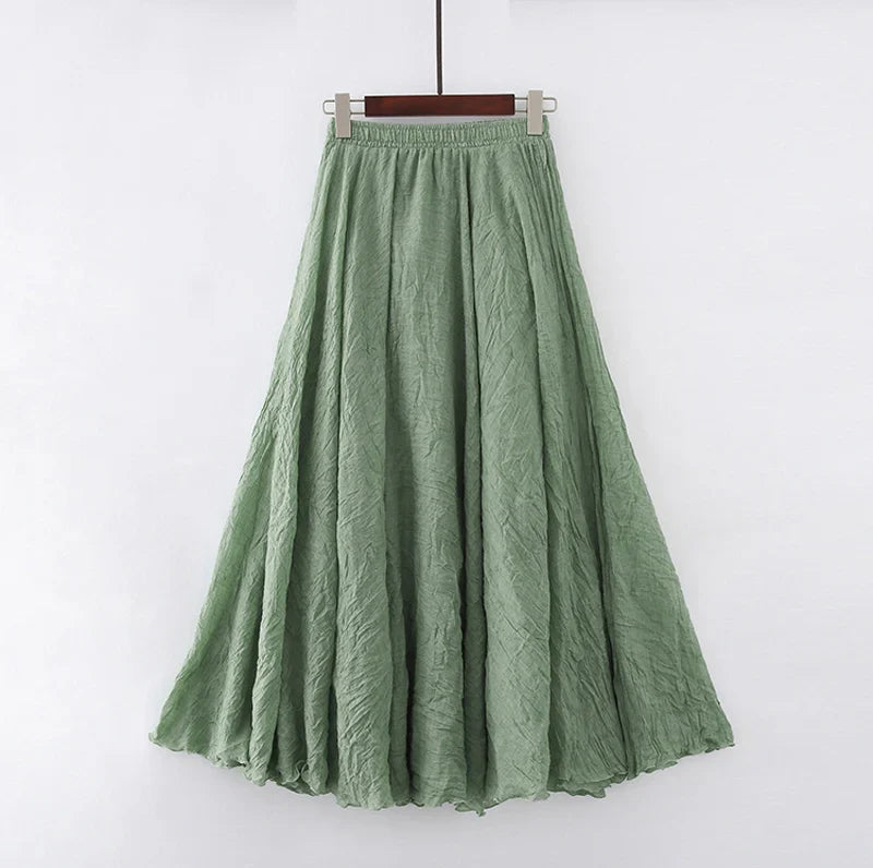 Nora | Women’s Elegant Sunset Maxi Skirt