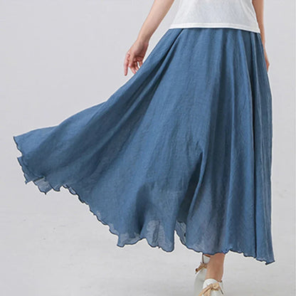 Nora | Women’s Elegant Sunset Maxi Skirt