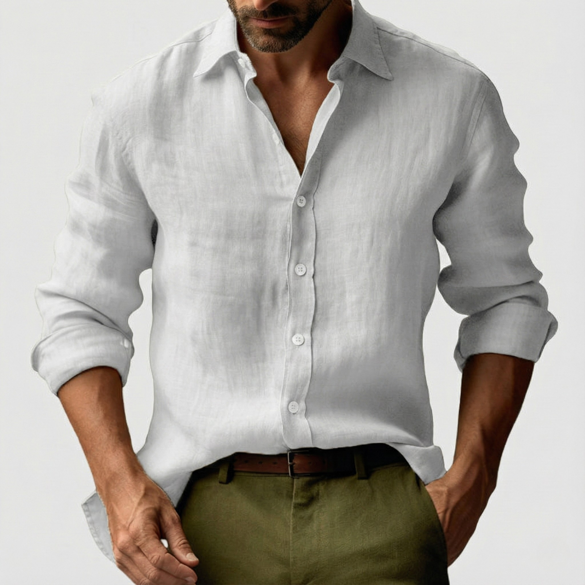 Glenn | Men’s Vintage Button Up Shirt Style