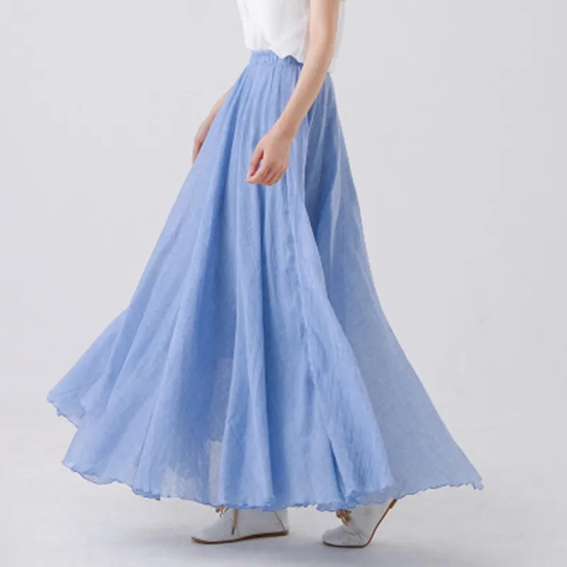 Nora | Women’s Elegant Sunset Maxi Skirt