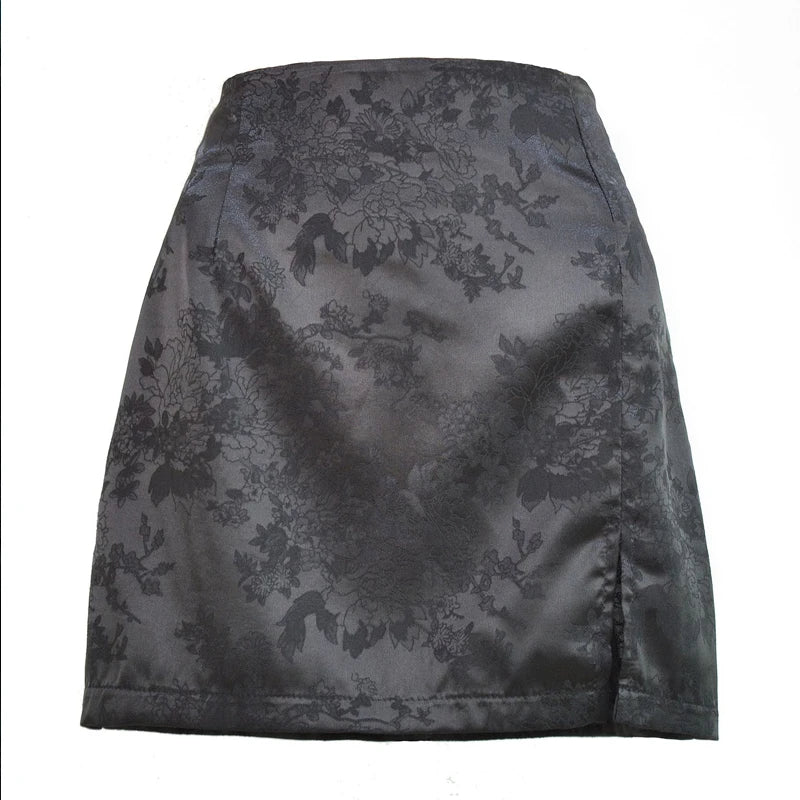 Naomi | Women’s Silky Satin Midi Skirt