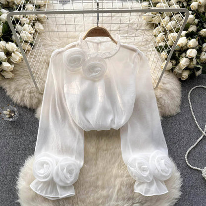 Lenora | Women’s Chic Spring Belly Cover Blouse