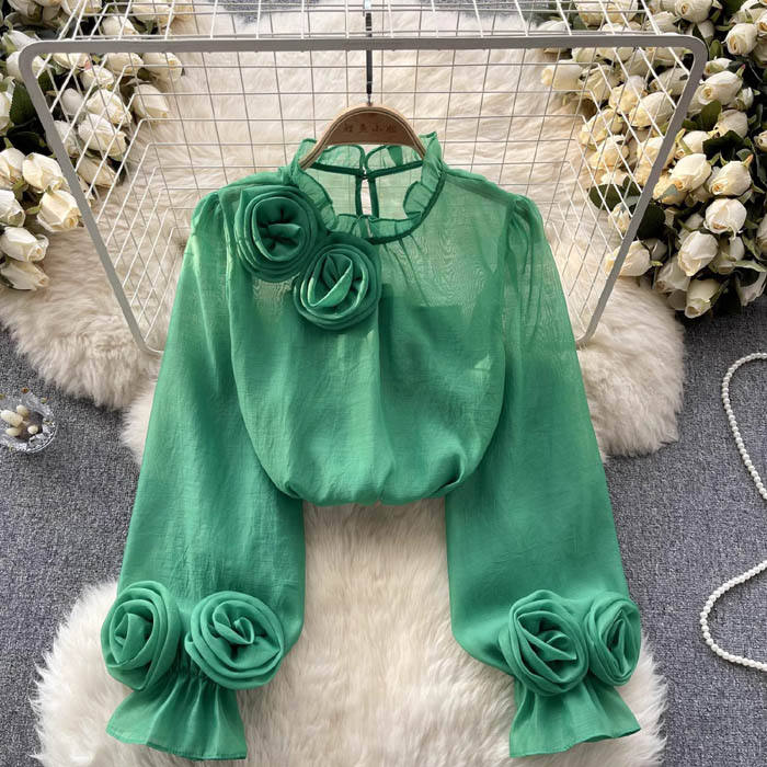 Lenora | Women’s Chic Spring Belly Cover Blouse