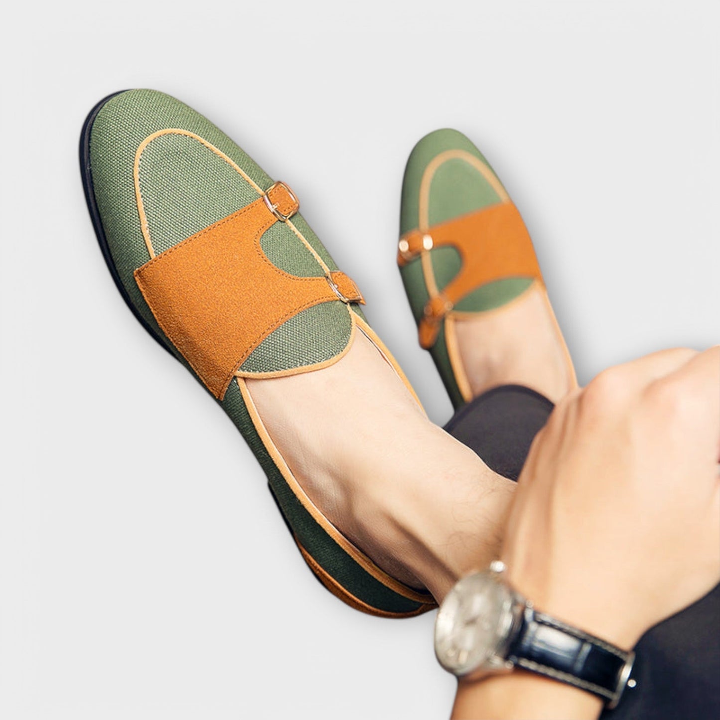 Ilonah | Women’s Soft Buckle Strap Comfort Flats
