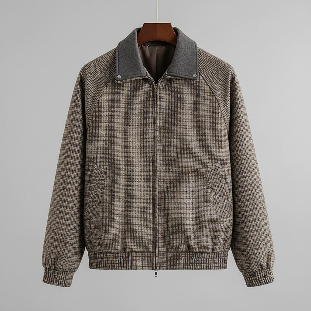 Bramford | Men’s Checkered Zip-Up Jacket