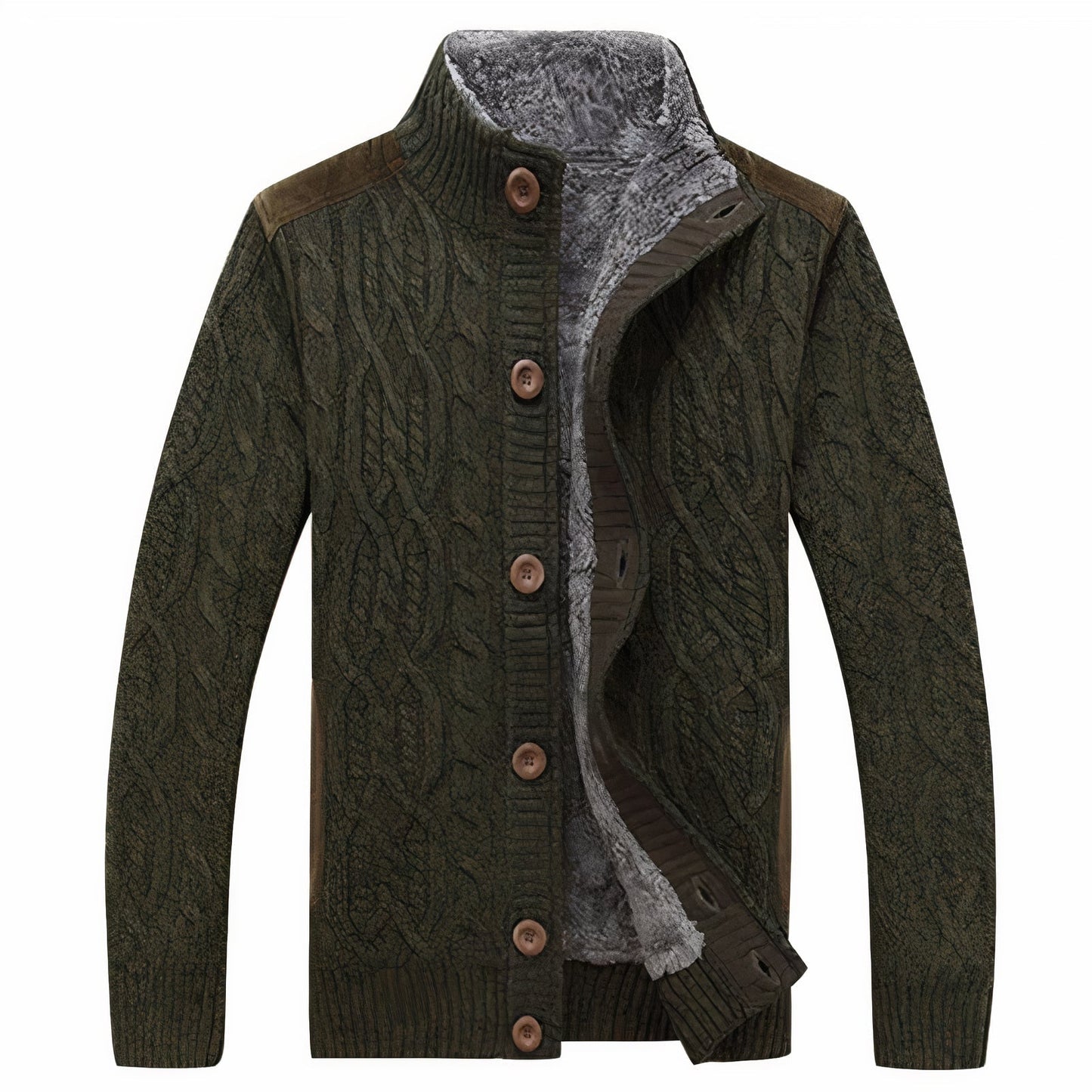James | Men’s Cable Knit Cardigan