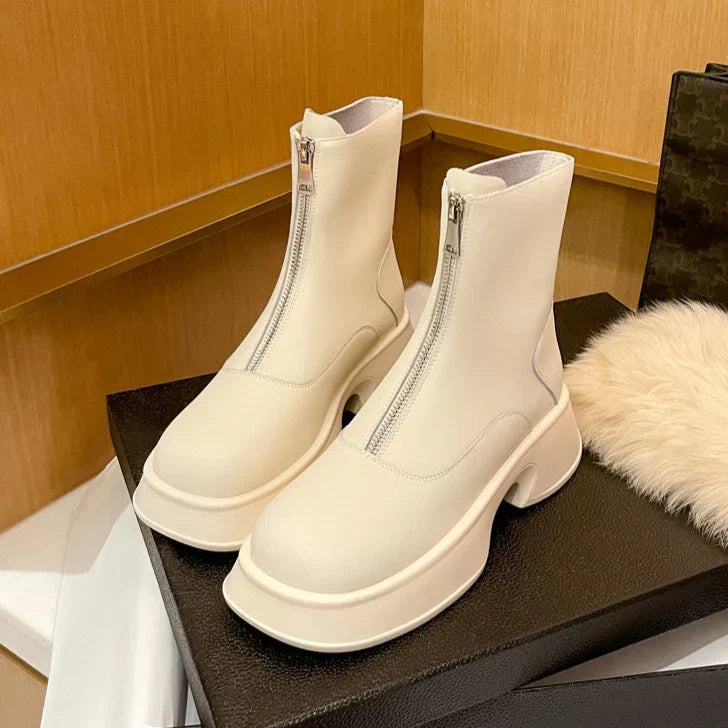 Coleen | Women’s Modern Minimalist Mid-Calf Boots