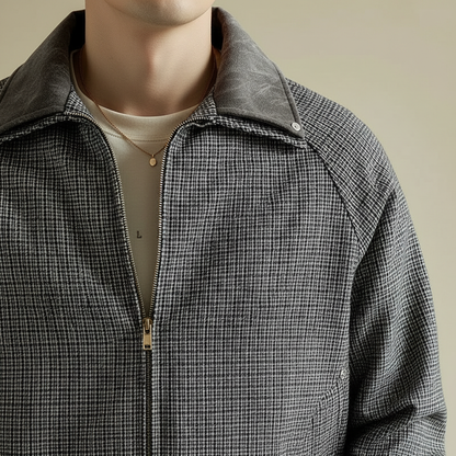 Bramford | Men’s Checkered Zip-Up Jacket