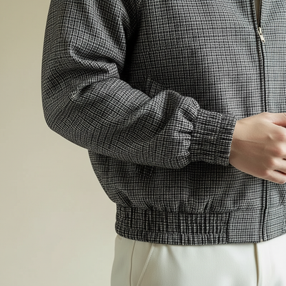 Bramford | Men’s Checkered Zip-Up Jacket