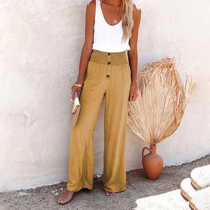 Raleigh | Women’s Comfortable High Waist Wide Leg Trousers