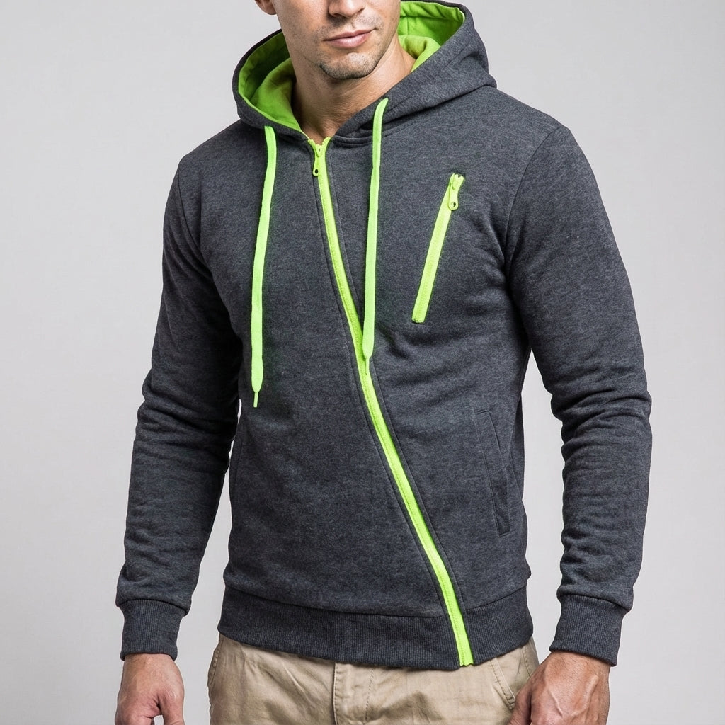 Slater | Men’s Asymmetric Zip Jacket