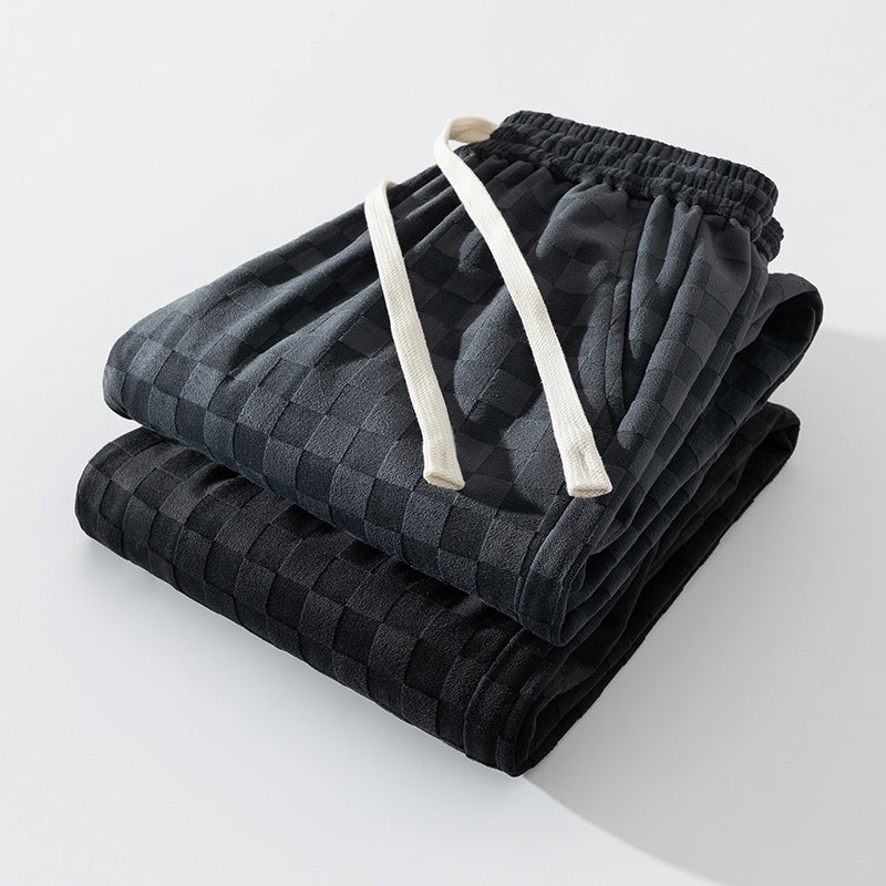 Redford | Men’s Checkered Wide-Leg Sweatpants