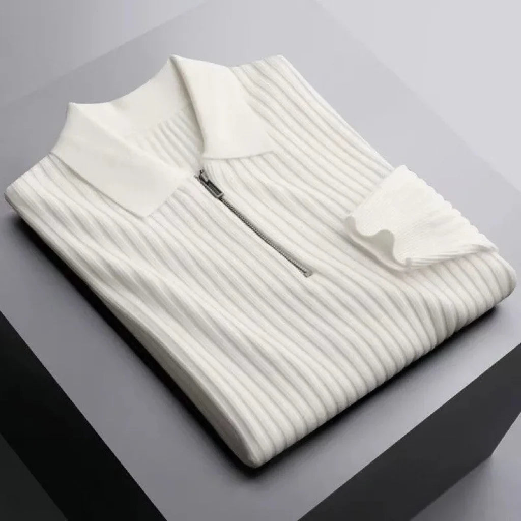 Langley | Men’s Button-Up Polo Sweater