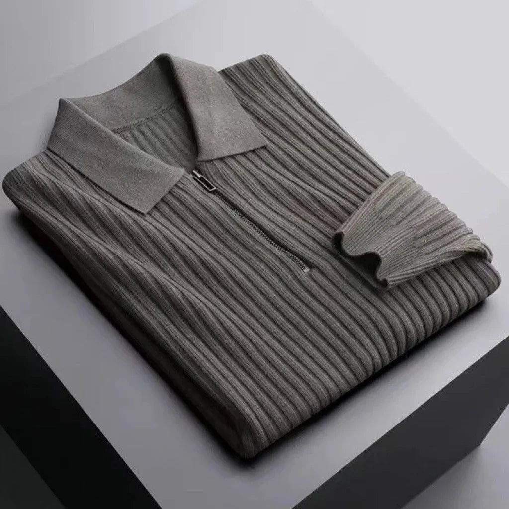 Langley | Men’s Button-Up Polo Sweater