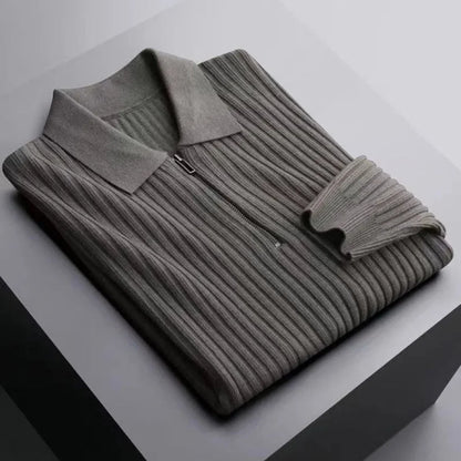 Langley | Men’s Button-Up Polo Sweater