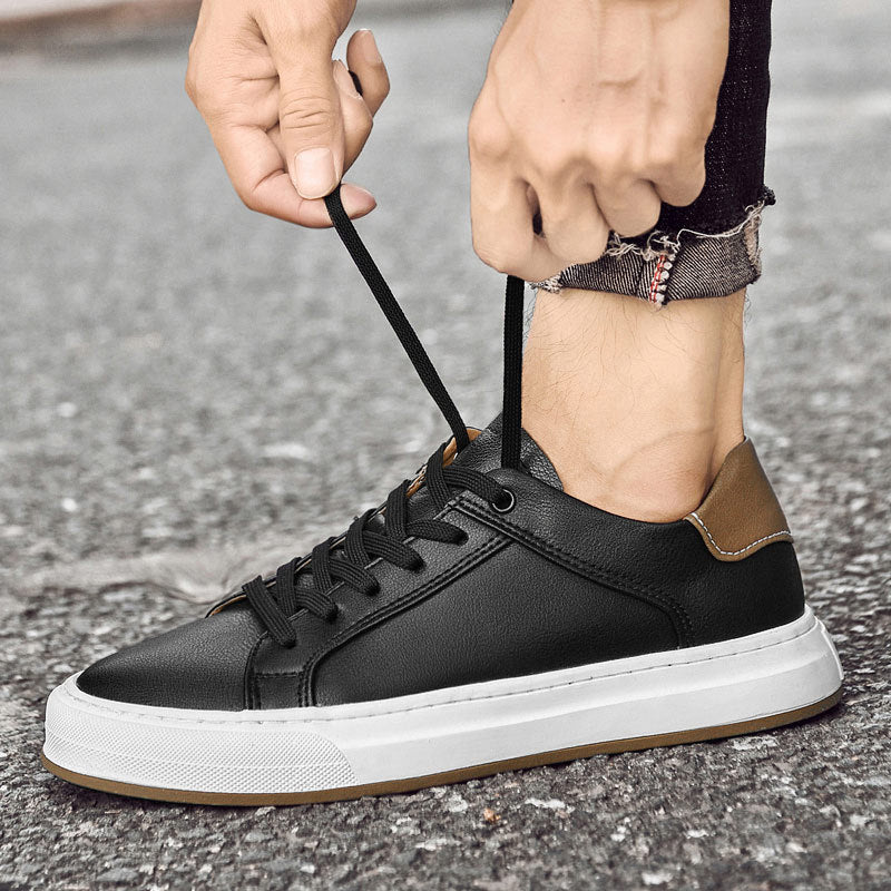 Elliot | Men’s Timeless Leather Walking Sneakers