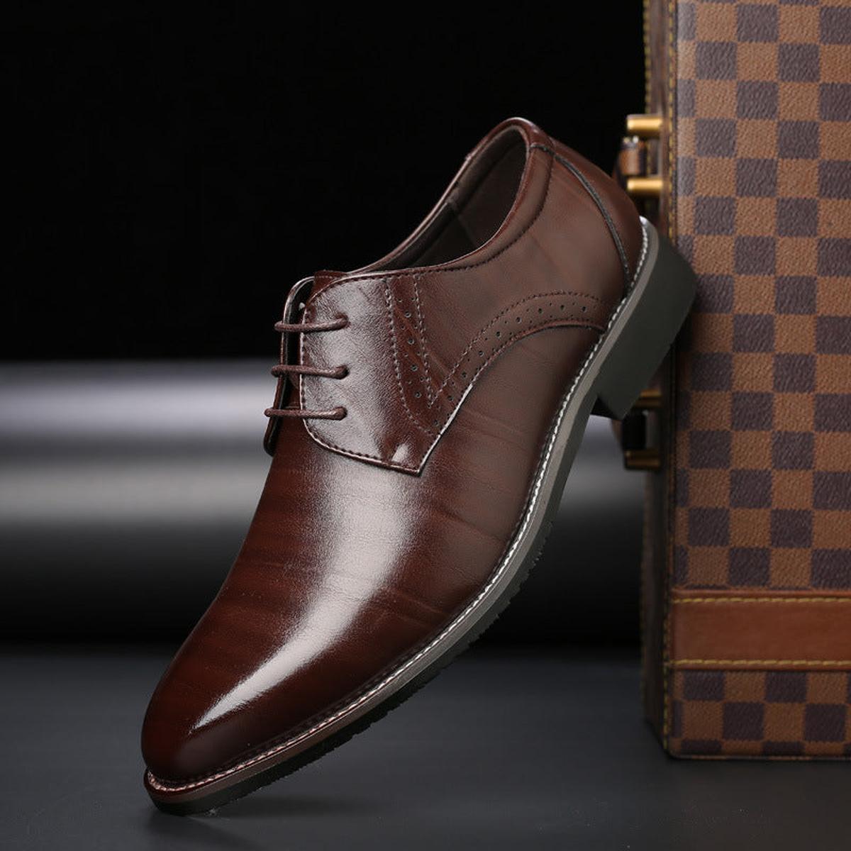Barton | Men’s Classic Lace Up Formal Dress Shoes