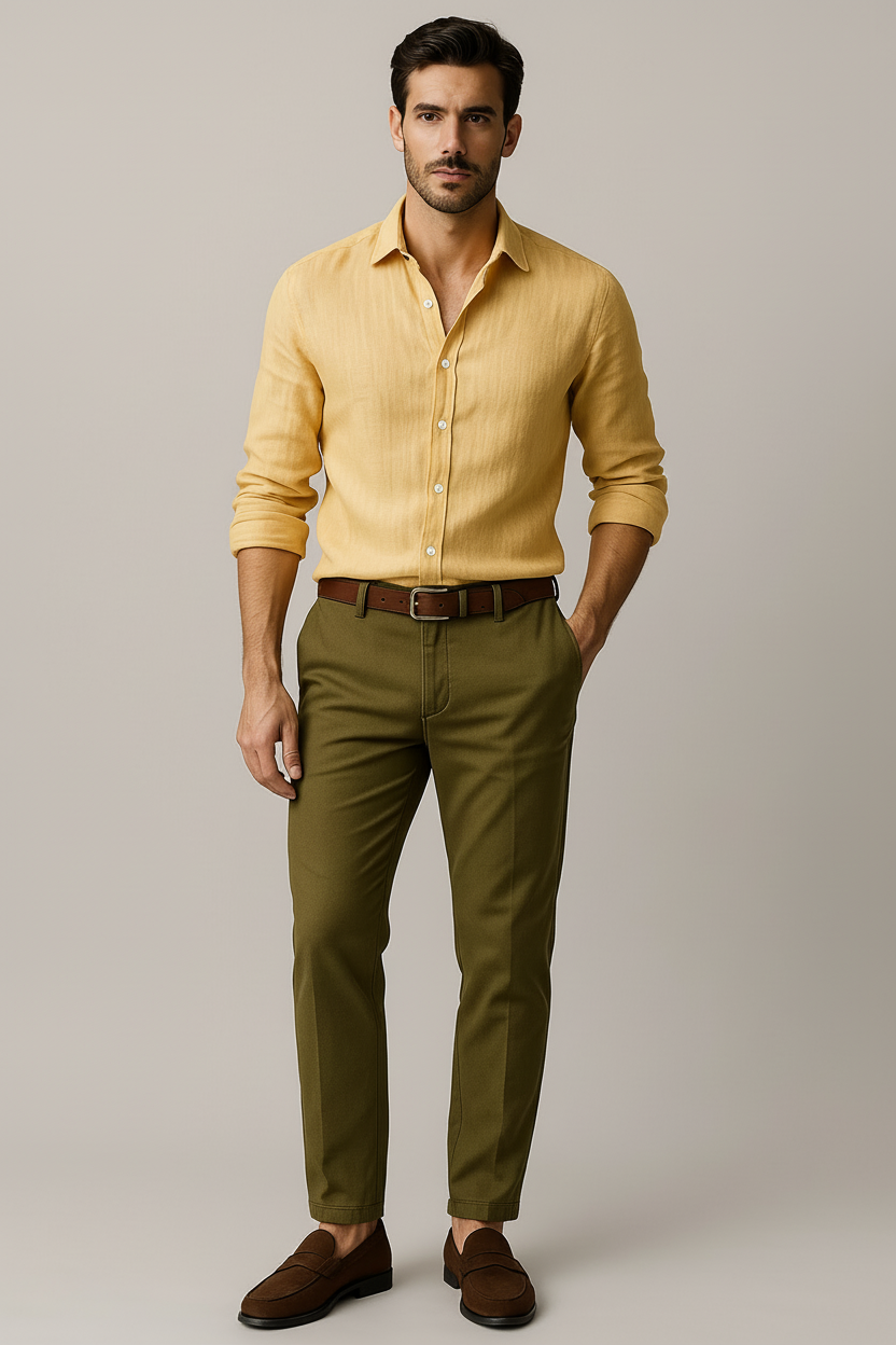 Glenn | Men’s Vintage Button Up Shirt Style