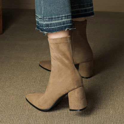 Harper | Women’s Suede Toe Ankle Boots