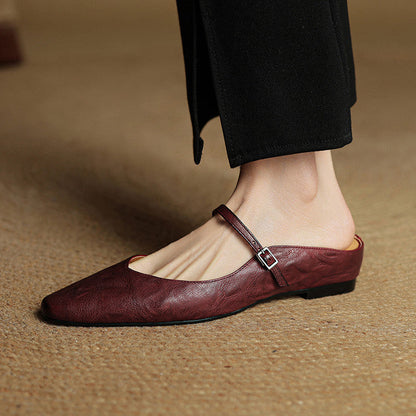 Briarlyn | Women’s Genuine Leather Slip-On Orthopedic Mules